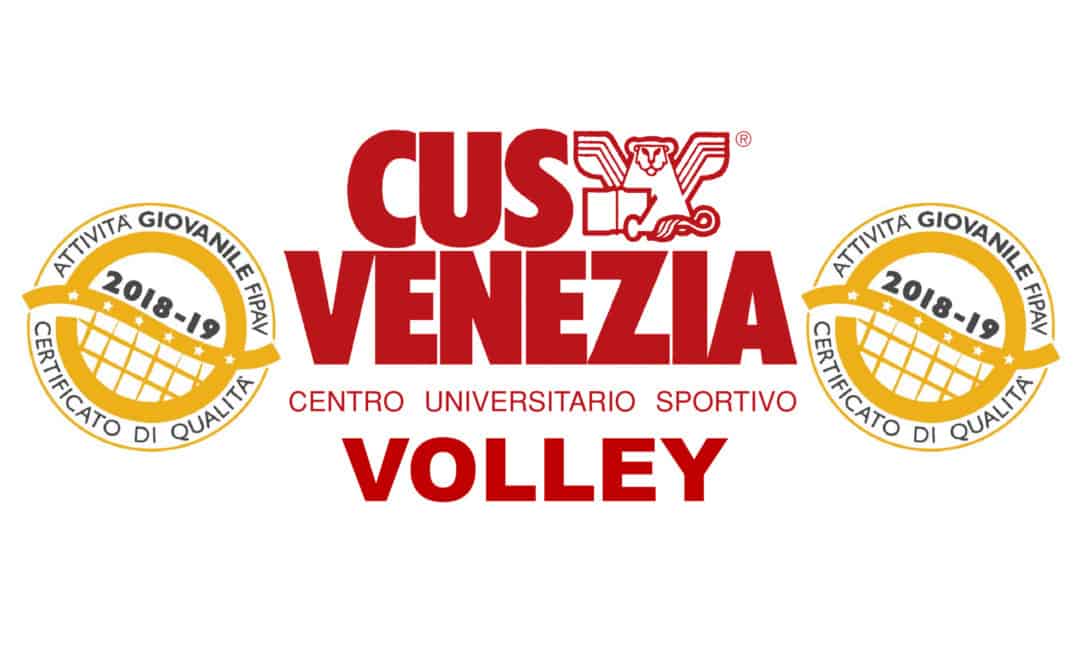 MARCHIO DI QUALITA’ PER IL SETTORE GIOVANILE DEL CUS VENEZIA VOLLEY