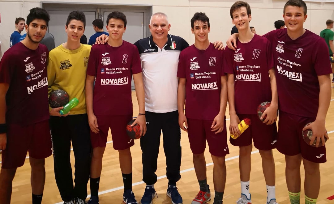 PALLAMANO CUS VENEZIA SUGLI SCUDI:  TRE CONVOCATI NELLA SELEZIONE D’AREA UNDER 15  E SABATO SQUADRE GIOVANILI IN CAMPO