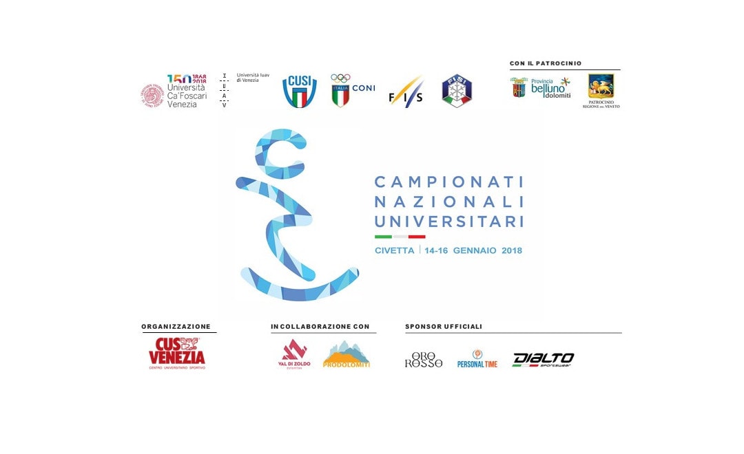 Rinviati i Campionati Nazionali Universitari al 14-16 gennaio 2019