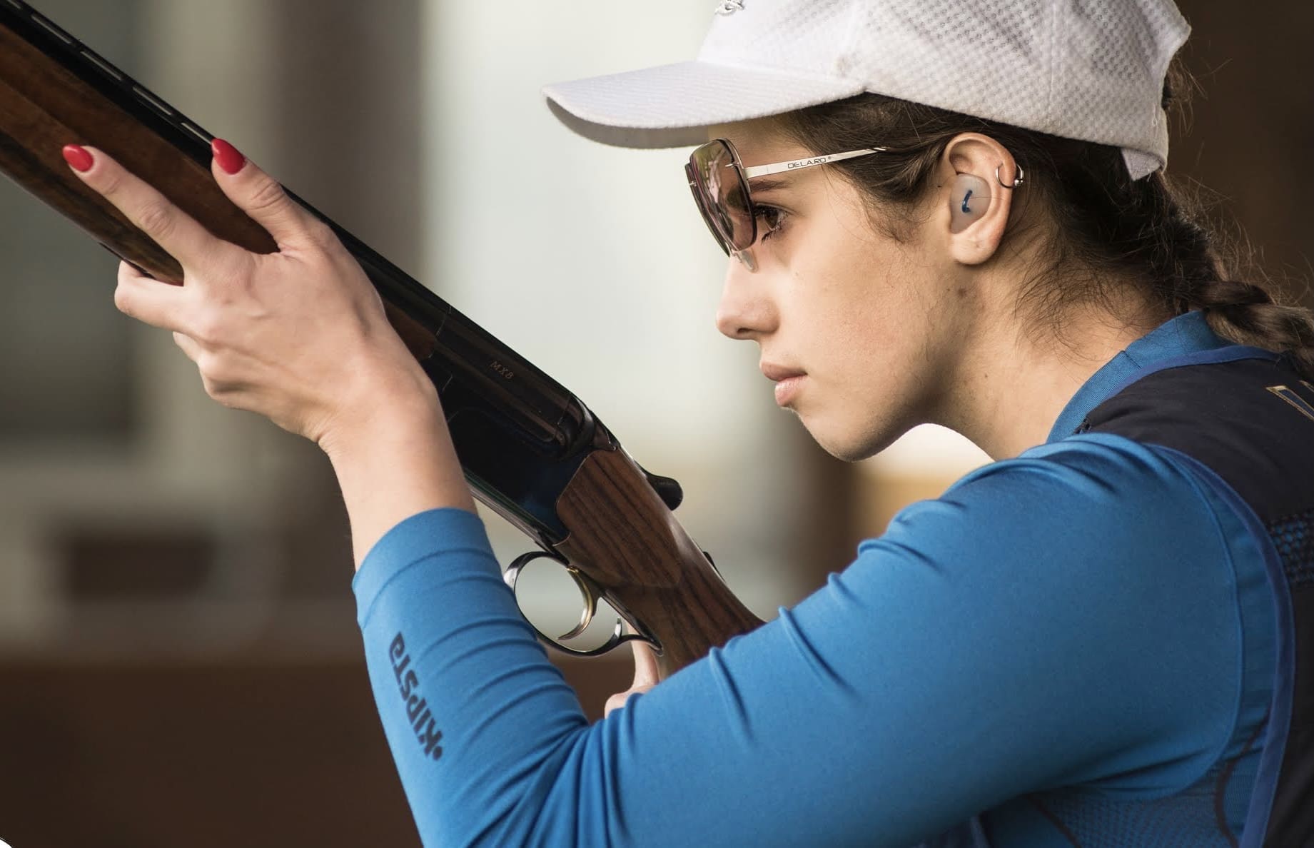 LA STUDENTE ATLETA DI CA’ FOSCARI PAGANIN CAROLINA A VETRALLA PER I CNU DI TIRO A VOLO