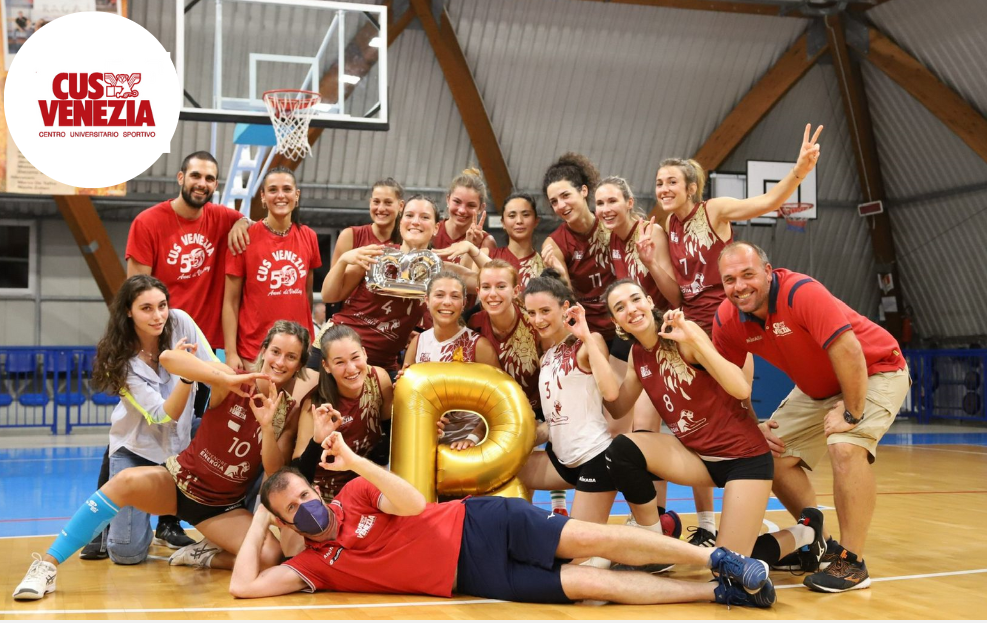 VOLLEY – CUS VENEZIA ANTENORE ENERGIA PROMOSSO IN B2 FEMMINILE