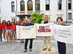 VENEZIA 12/07/22 – La rettrice incontra gli atleti che partecipano alle universiadi.