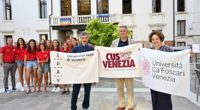VENEZIA 12/07/22 – La rettrice incontra gli atleti che partecipano alle universiadi.