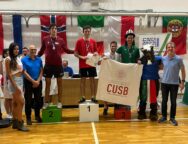 Premiazione Simone De Vito argento tennis tavolo
