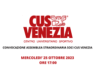 CONVOCAZIONE ASSEMBLEA ORDINARIA SOCI CUS VENEZIA(1)